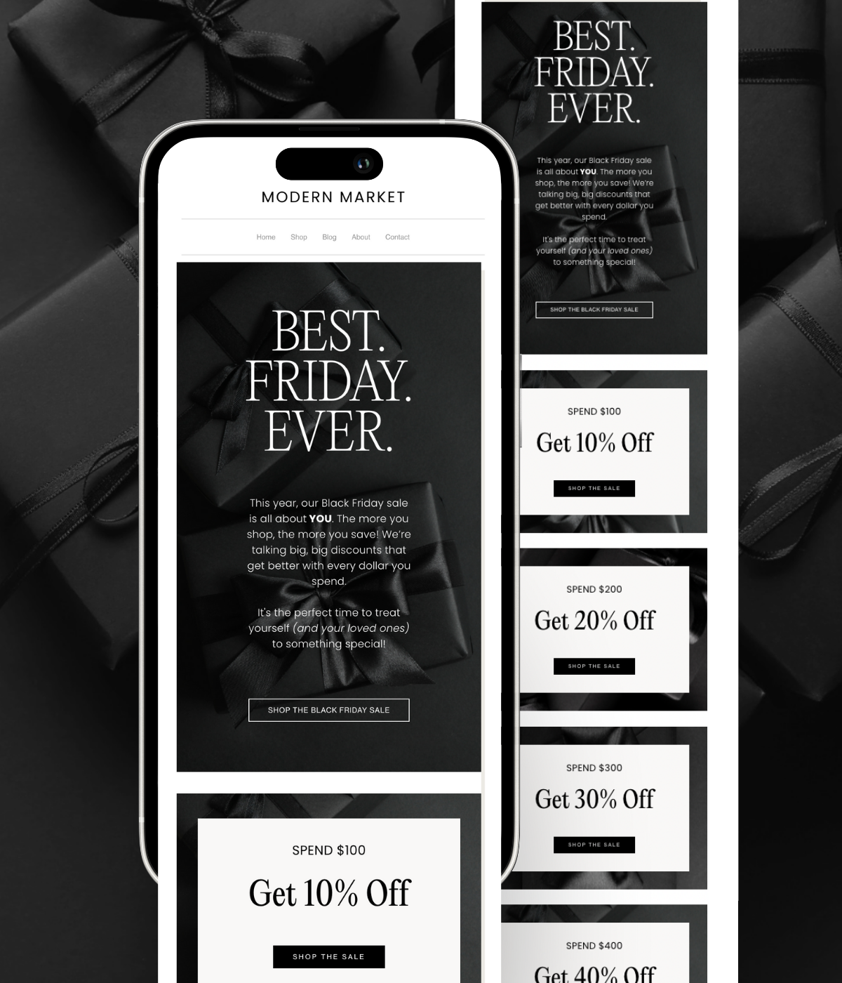 Black Friday Sale Flodesk Template - Modern Market