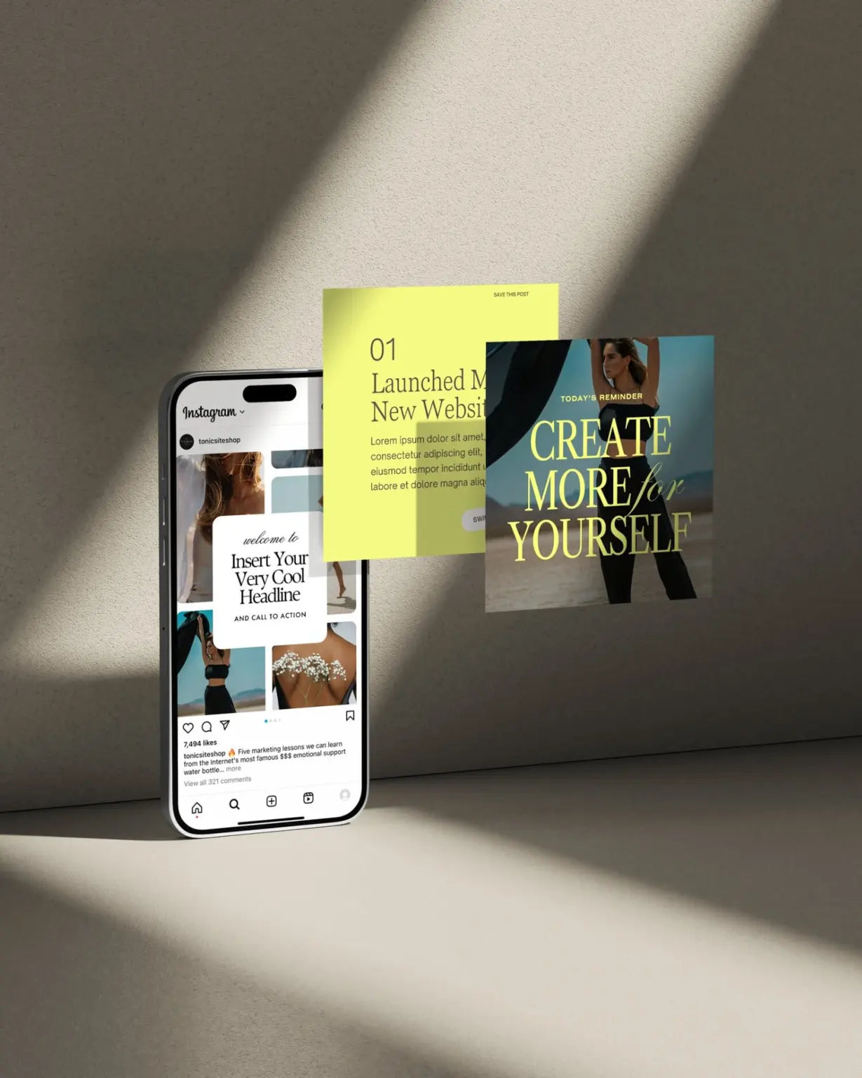 Citrón Canva Content Templates (Batch No. 04) - Modern Market