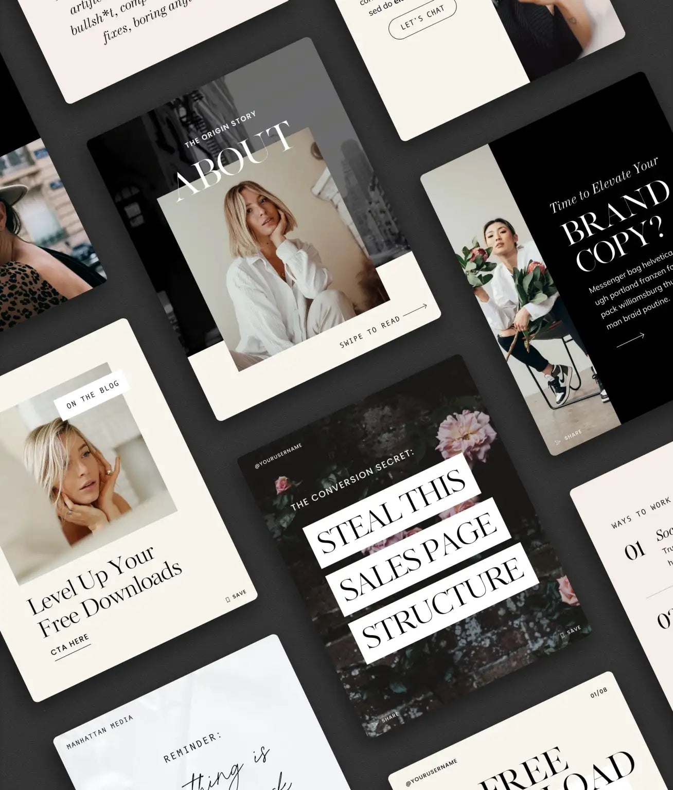 Manhattan Social Media Canva Templates